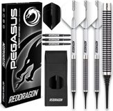 RED DRAGON Pegasus Softip Tungsten Steel Dartpijlen Professioneel - 18 gram vat, 20 gram totaal gewicht
