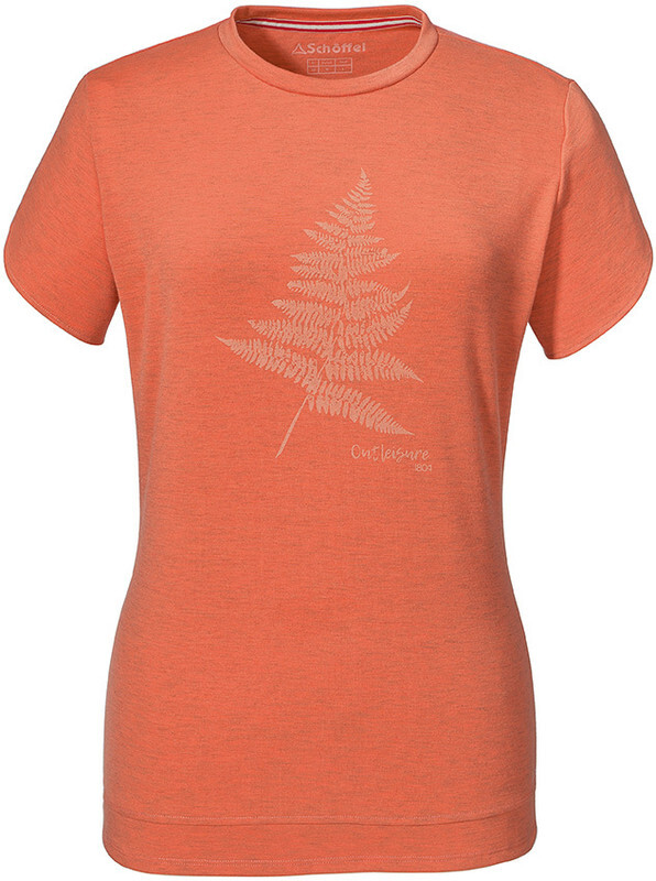 Schöffel Swakopmund t-shirt Dames oranje DE 42 / L 2019 T-shirts