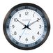 La Crosse Technology 404-54667-INT 10-Inch Atomic Roestvrij staal Analoge Klok