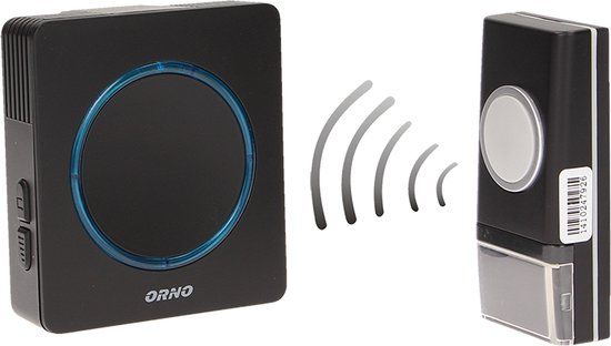 OPERA DC Draadloze deurbel met 1 ontvanger - Batterij - Optische indicatie - 36 Melodieën - IP44