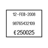 37 x 28 etikettenbox 24 rollen wit verwijderbaar