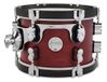 Pacific Drums Concept Classic Tom, 25,4 cm x 17,8 cm, Ox Blood Stain, Ebony Stain Hoops
