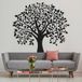 Arbre Sticker Mural - 277x287 Cm - Noir