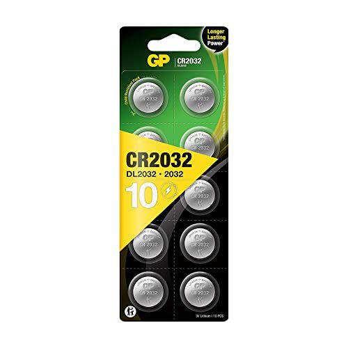 GP Batteries CR2032 lithium knoopcellen 3V - 10 Stuks