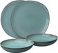 Villeroy & Boch Serviesset Lave - Glace - 4-delig / 2 personen - 2 assiettes plates et 2 assiettes creuses