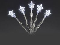 Konstsmide Batterij Indoor Light Set met 20 Star Shaped LEDs - Ice/Cool White