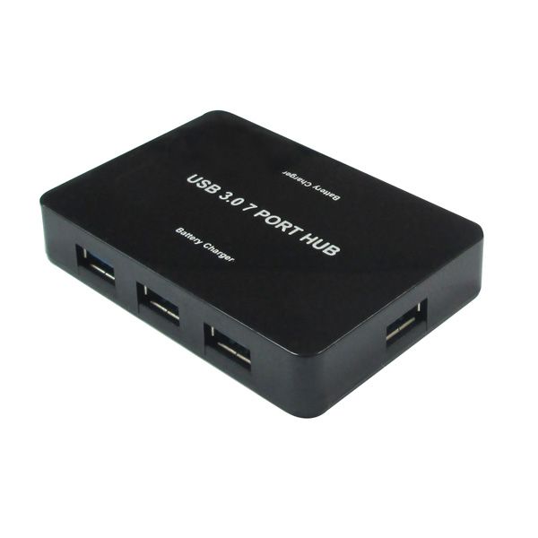 VALUE USB 3.0 Desktop Hub - 7-Port - Black