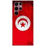 Samsung Galaxy S22 Ultra Tunesische vlag siliconen hoesje