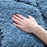 Safavieh Naples Shag Tapijtcollectie, polypropyleen pool, lichtblauw/blauw, 121 x 182 x 2,54 cm
