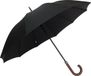 Smati Homme en Canne Paraplu - Stormbestendig - Extra Stevig - Zwart - Ø118cm