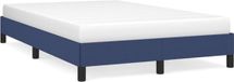 vidaXL Bedframe zonder matras 120x200 cm stof blauw