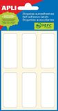 Apli witte etiketten 20 x 50 mm, 36 stuks