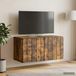 Maison Exclusive - Meuble TV mural 59,5 x 31 x 30 cm chêne fumé bois d'ingénierie