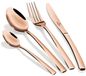 Berlinger Haus Set de couverts 16 pièces, acier inoxydable, finition miroir, Rosegold Metallic Line