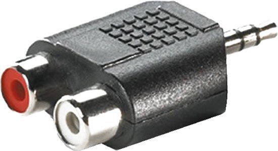 Value Adj audio adapter 3.5mm/2x Tulp M/2xF