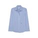 Seidensticker Women's Blouse Slim Fit Check/Stripes Long Sleeve SN080619 - New Striped Light Blue - White - 32