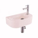 QeramiQ Fuente Fontein - 40x22x12cm - glad - halfrond - keramiek - linnen