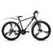 Hiland H200 Plus Vélo de montagne en alliage d'aluminium de 26 pouces avec double frein à disque, 18 vitesses, suspension avant, pour hommes et femmes, noir