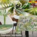 ANRO Tafelkleed Vlinders en bladeren Meerkleurig 140x100cm Met sierband Afwasbaar Waterafstotend