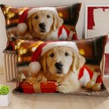 PETTI Artigiani Italiani - Paar kussenslopen 40 x 80 cm van microvezel, kerstdecoratie