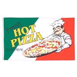 AZ FLAG Vlag Verse Hete Pizza 90x60 cm Polyester 100D