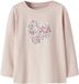 NAME IT NMFKIWI LS TOP Meisjes Lange mouwen shirts Katoen Jersey Ronde hals Printopdruk Lotus 122/128