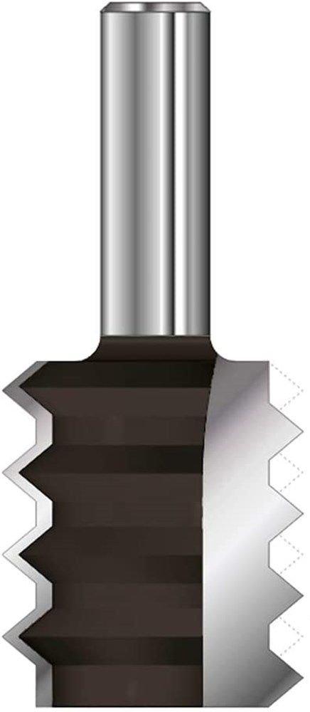 ENT Verlijmfrees HM met V-vertanding, Kolf 12mm