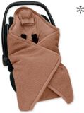 BEMINI Voetenzak - Biside 0-12m - Knusse teddy - Muffin