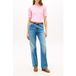 Tommy Hilfiger Fine Knit Jersey Short Sleeve Jumper Rose Petal Maat: XS