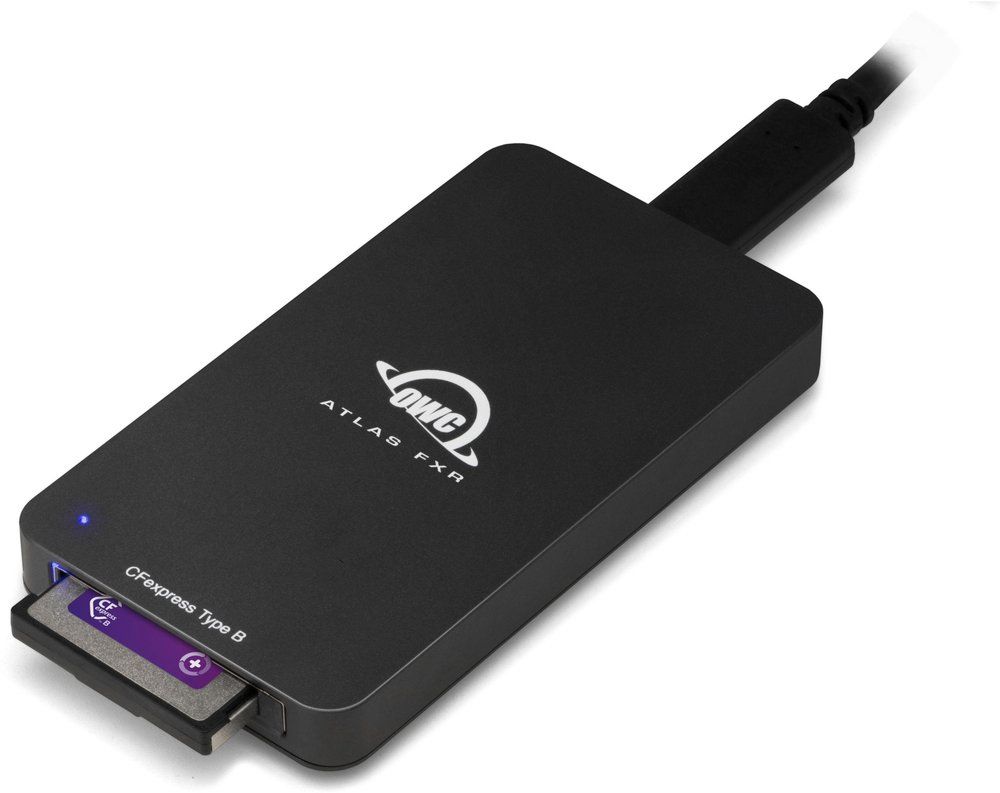 OWC Atlas FXR CFexpress Card Reader - Thunderbolt & USB - Black