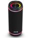 SPC Orbital Glow - Krachtige 25 W draagbare Bluetooth-luidspreker | 360° meerkleurige LED | 20 uur batterijduur | IPX6 waterbestendigheid | True Wireless | USB, microSD en 3,5 mm jack | Buisontwerp