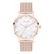 Tamaris Analoog kwartshorloge voor dames, met roestvrijstalen armband TT-0180-MQ, Roségoud