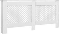 vidaXL Radiatorombouw 172x19x81.5 cm MDF wit