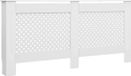 vidaXL Radiatorombouw 172x19x81.5 cm MDF wit
