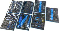 HBM Machines 262 Delige Premium Gereedschapsvulling voor Gereedschapswagen - BLAUW