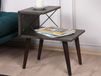 CROFT Table de chevet bois foncé