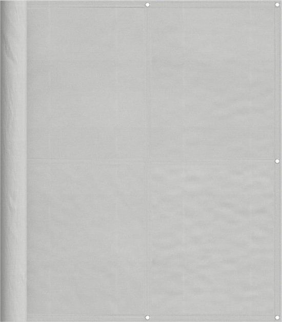 vidaXL Balkonscherm - 120x300 cm - 100% oxford polyester - lichtgrijs