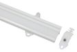 Gardinia Paneelhouder, wit, aluminium, 60 x 2,9 x 0,5 cm