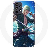 Maniacase Samsung Galaxy A53 4G One Piece Roronoa Zoro Zwaard Manga Anime Hoesje