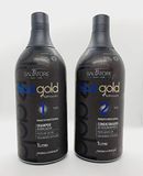 Salvatore Cosméticos Salvatore Blue Gold Premium KIT 2x1000ml Brasiliaans Keratine Behandeling