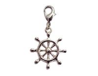INNSPIRO NICE CHARMS Metalen hanger roer met karabijnhaak diameter 20mm 25u, 16x20mm., Metaal, Geen edelsteen
