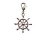 INNSPIRO NICE CHARMS Metalen hanger roer met karabijnhaak diameter 20mm 25u, 16x20mm., Metaal, Geen edelsteen