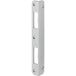 Häfele Gâche équerre DIN, pour portes à recouvrement, 205 mm, acier couleur nickel-argent