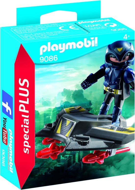 Special Plus PLAYMOBIL Ruimteridder met jet - 9086
