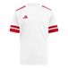 adidas uniseks-kind Squadra25 Jersey Short Sleeve Kids Shirt, white/team power red 2, 15-16 Years
