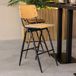 LABEL51 Solid Barkruk - Naturel - Hout - Hoog