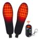 Semelles chauffantes électriques avec télécommande - Taille : 41-46 - Noir