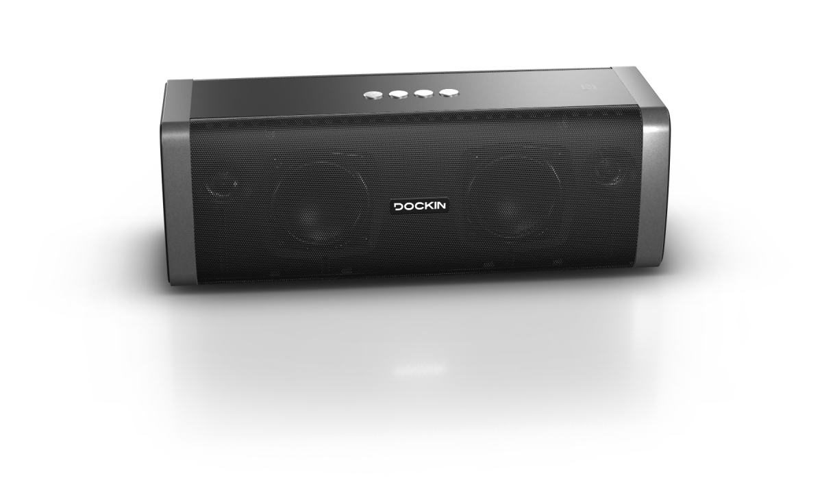 DOCKIN D Fine - Draadloze stereoluidspreker - Zwart