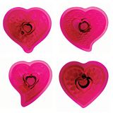 PME 1101CC003 Jem fantasierijke hartvormpjes, assortiment, kunststof, ivoor, 9 x 1 x 25 cm, 4-delig