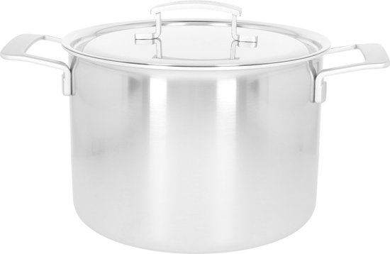 Demeyere Industry Hoge Kookpan - Ø24 cm - RVS - Met Deksel